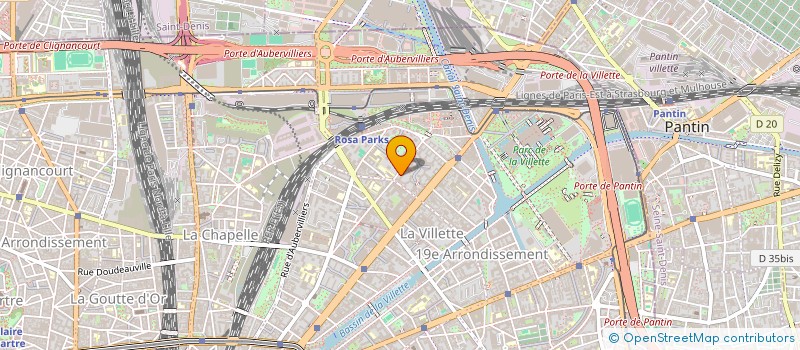 localisation de l'entreprise MONSIEUR CHRISTOPHE DANTIN  PARIS