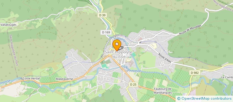 localisation de l'entreprise MONSIEUR CHRISTOPHE DARCHE  SAINT-HIPPOLYTE-DU-FORT