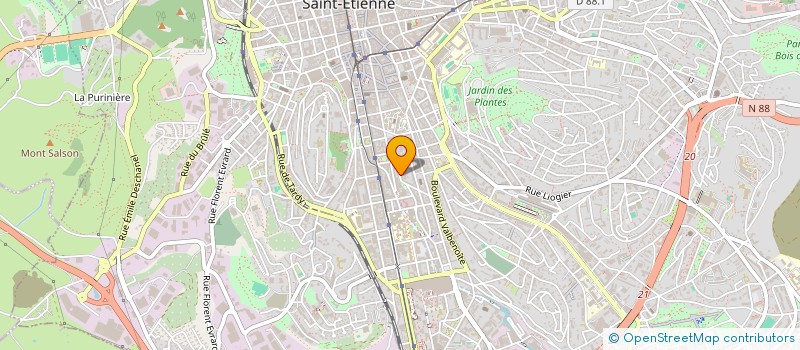 localisation de l'entreprise MONSIEUR CHRISTOPHE DARET  SAINT-ETIENNE