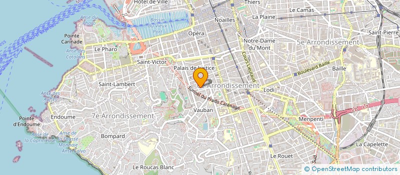 localisation de l'entreprise MONSIEUR CHRISTOPHE DARMON  MARSEILLE