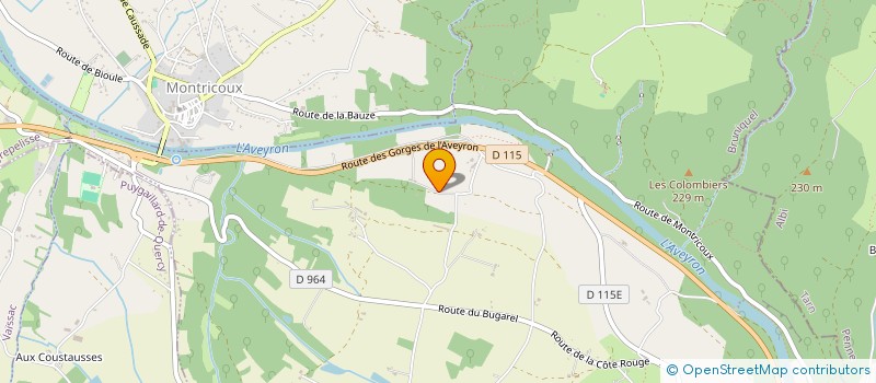 localisation de l'entreprise MONSIEUR CHRISTOPHE DARNIS  BRUNIQUEL