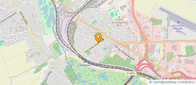 localisation de l'entreprise MONSIEUR CHRISTOPHE DARRAS  LONGUEAU