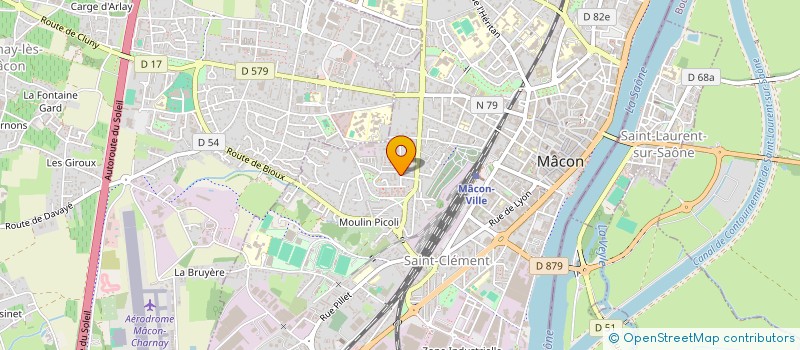 localisation de l'entreprise MONSIEUR CHRISTOPHE DART à MACON