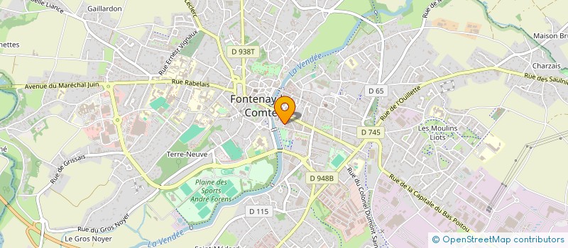 localisation de l'entreprise MONSIEUR CHRISTOPHE DARTOIS à FONTENAY-LE-COMTE