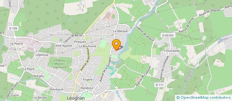 localisation de l'entreprise MONSIEUR CHRISTOPHE DAUDE  LEOGNAN