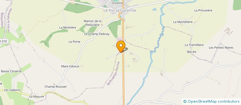 localisation de l'entreprise MONSIEUR CHRISTOPHE DAVID à LE PIN-LA-GARENNE
