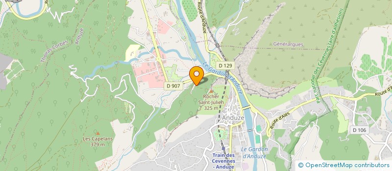 localisation de l'entreprise MONSIEUR CHRISTOPHE DAVID  ANDUZE