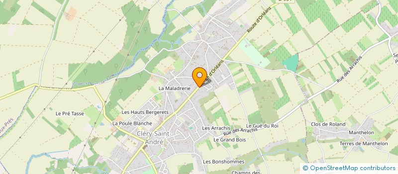 localisation de l'entreprise MONSIEUR CHRISTOPHE DAVID à CLERY-SAINT-ANDRE