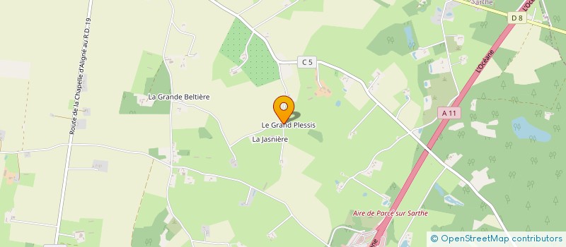 localisation de l'entreprise MONSIEUR CHRISTOPHE DAVID  AUVERS LE HAMON