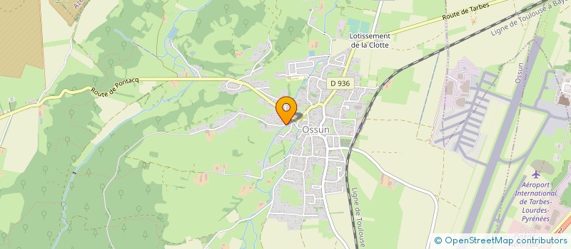 localisation de l'entreprise MONSIEUR CHRISTOPHE DAVID  OSSUN