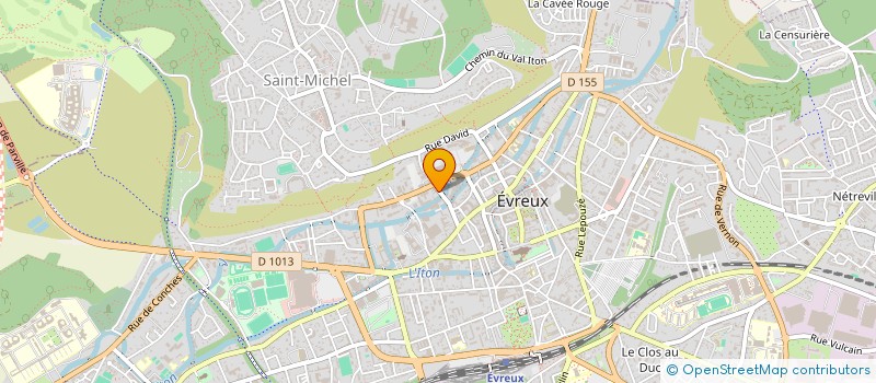 localisation de l'entreprise MONSIEUR CHRISTOPHE DAVID  EVREUX