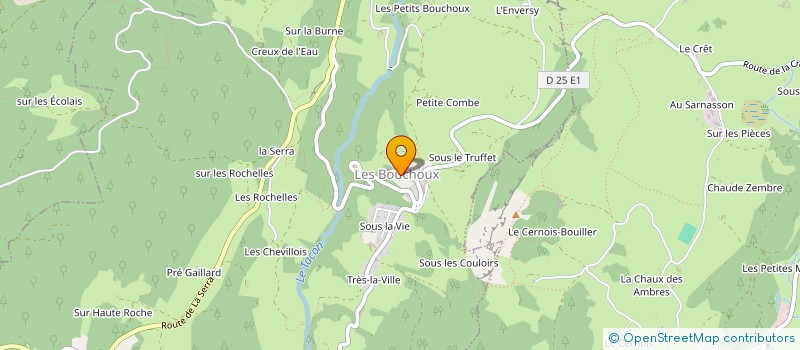 localisation de l'entreprise MONSIEUR CHRISTOPHE DAVILLER  LES BOUCHOUX