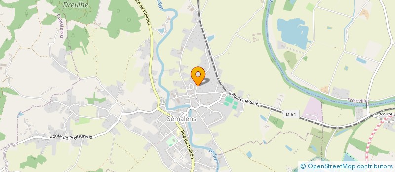 localisation de l'entreprise MONSIEUR CHRISTOPHE DAYDE  SEMALENS