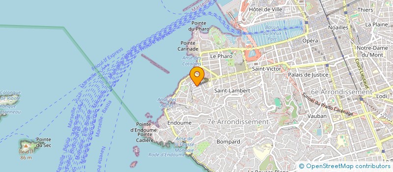 localisation de l'entreprise MONSIEUR CHRISTOPHE DE AGUIAR à MARSEILLE