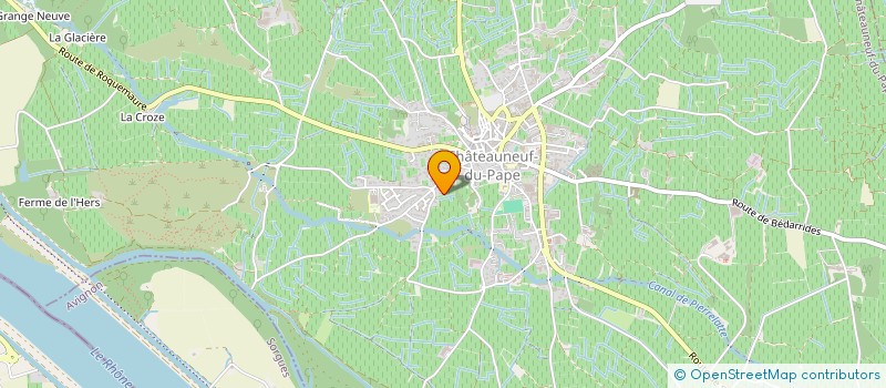 localisation de l'entreprise MONSIEUR CHRISTOPHE DE COURTEN  CHATEAUNEUF-DU-PAPE