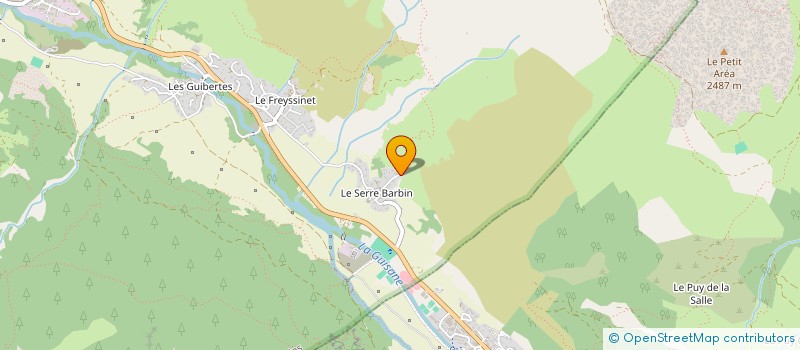 localisation de l'entreprise MONSIEUR CHRISTOPHE DE FAILLY  LE MONETIER-LES-BAINS