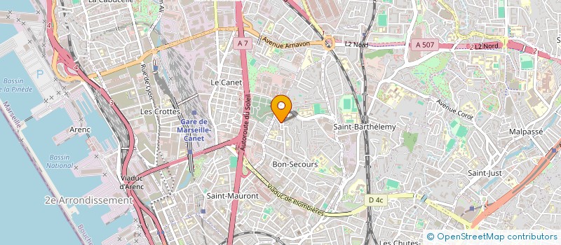 localisation de l'entreprise MONSIEUR CHRISTOPHE DE GENNARO à MARSEILLE