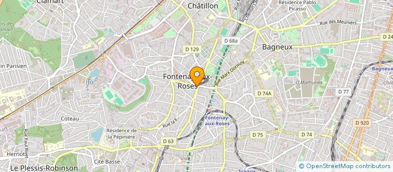 localisation de l'entreprise MONSIEUR CHRISTOPHE DE JERPHANION à FONTENAY-AUX-ROSES