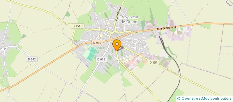 localisation de l'entreprise MONSIEUR CHRISTOPHE DE KEUKELAERE  CREVECUR-LE-GRAND