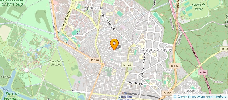 localisation de l'entreprise MONSIEUR CHRISTOPHE DE LA TAILLE  LE CHESNAY-ROCQUENCOURT