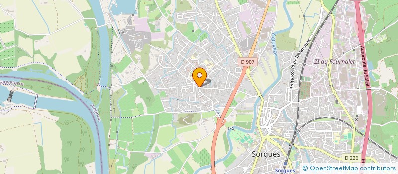 localisation de l'entreprise MONSIEUR CHRISTOPHE DE LA TORRE à SORGUES