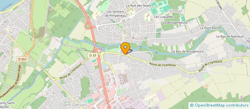 localisation de l'entreprise MONSIEUR CHRISTOPHE DE LABROUSSE à VINEUIL