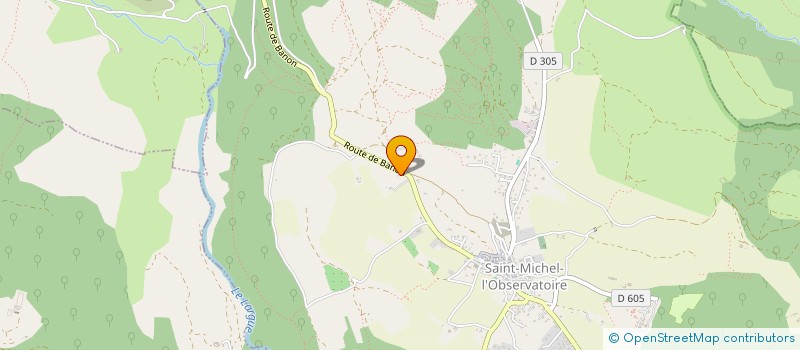 localisation de l'entreprise MONSIEUR CHRISTOPHE DE LE COURT  SAINT-MICHEL-L'OBSERVATOIRE