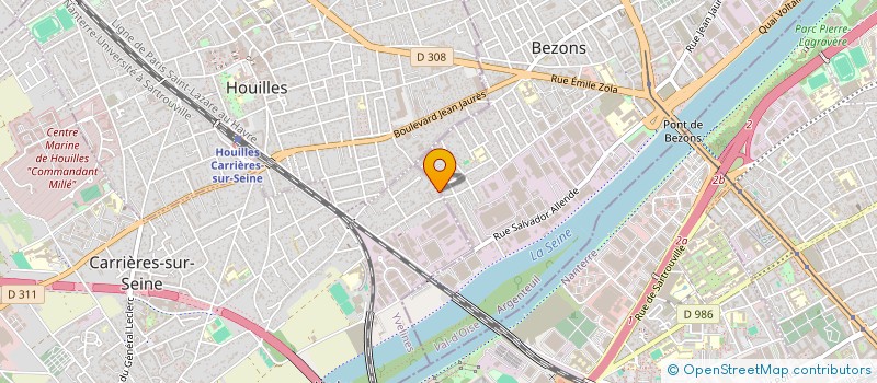 localisation de l'entreprise MONSIEUR CHRISTOPHE DE MATOS  CARRIERES-SUR-SEINE