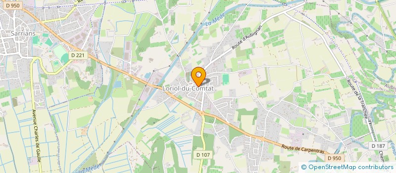 localisation de l'entreprise MONSIEUR CHRISTOPHE DE OLIVEIRA  LORIOL-DU-COMTAT