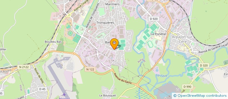 localisation de l'entreprise MONSIEUR CHRISTOPHE DE PRATO à AURILLAC