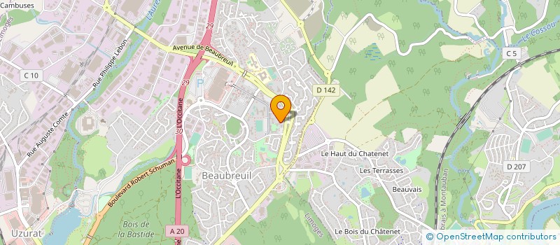 localisation de l'entreprise MONSIEUR CHRISTOPHE DEBEAULIEU à LIMOGES