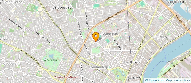 localisation de l'entreprise MONSIEUR CHRISTOPHE DEBELLEIX  BORDEAUX