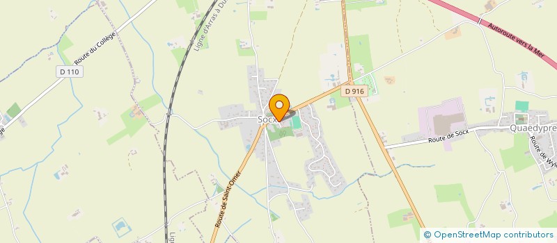 localisation de l'entreprise MONSIEUR CHRISTOPHE DEBLIECK  SOCX