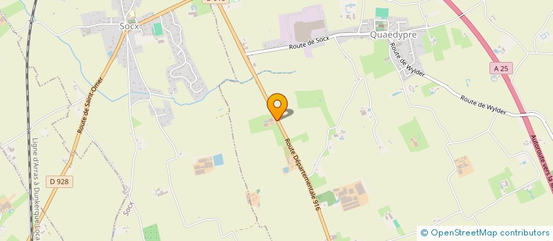 localisation de l'entreprise MONSIEUR CHRISTOPHE DEBRUYNE  QUAEDYPRE