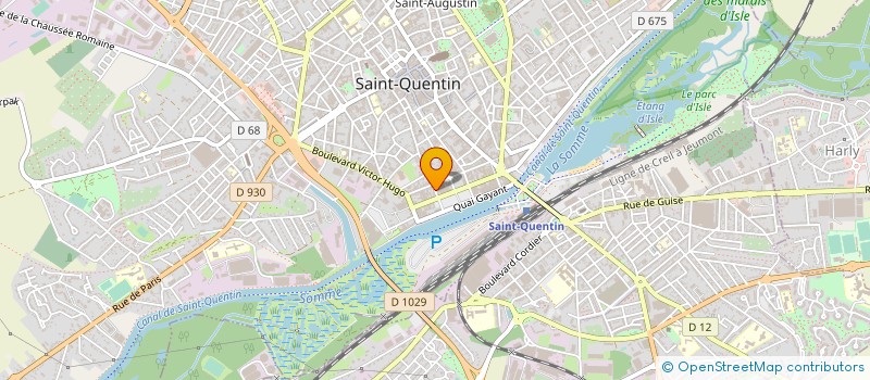 localisation de l'entreprise MONSIEUR CHRISTOPHE DECAMPS à SAINT-QUENTIN
