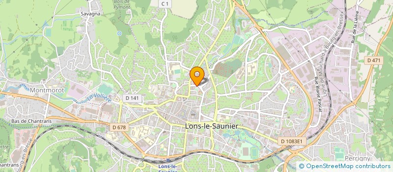 localisation de l'entreprise MONSIEUR CHRISTOPHE DECHARRIERE à LONS-LE-SAUNIER