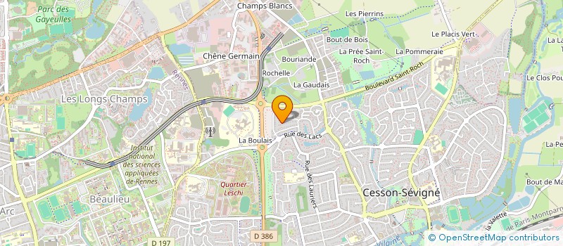 localisation de l'entreprise MONSIEUR CHRISTOPHE DECOURCELLE à CESSON-SEVIGNE