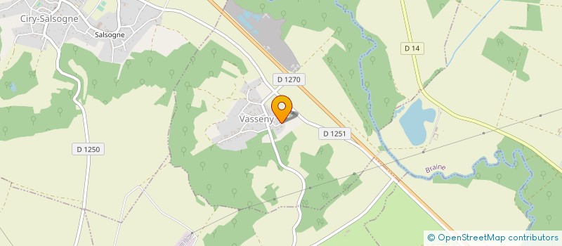 localisation de l'entreprise MONSIEUR CHRISTOPHE DEFONTE  VASSENY