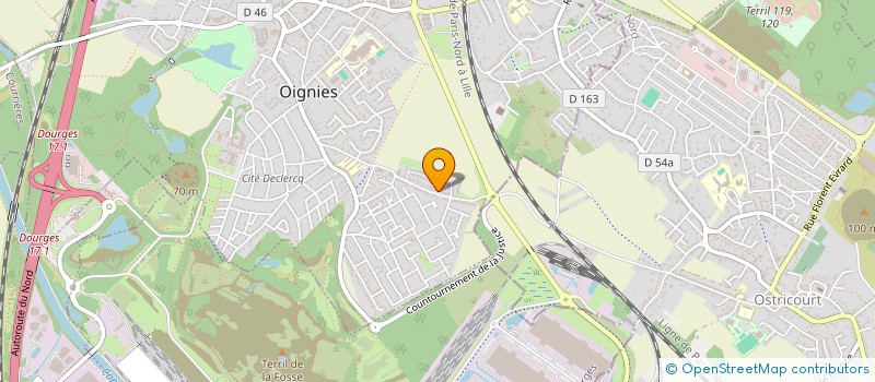 localisation de l'entreprise MONSIEUR CHRISTOPHE DEGUINE  OIGNIES