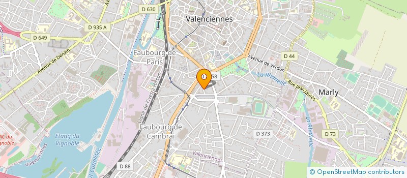 localisation de l'entreprise MONSIEUR CHRISTOPHE DEKNUDT à VALENCIENNES