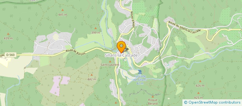 localisation de l'entreprise MONSIEUR CHRISTOPHE DEL TORCHIO  SILLANS-LA-CASCADE