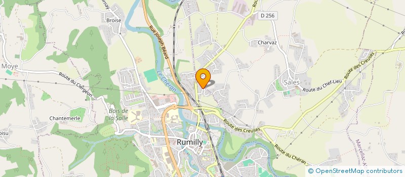 localisation de l'entreprise MONSIEUR CHRISTOPHE DELABY  RUMILLY