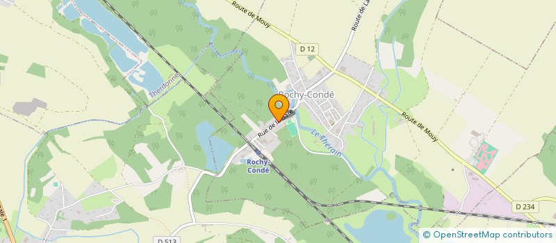 localisation de l'entreprise MONSIEUR CHRISTOPHE DELACVIVIER  ROCHY-CONDE