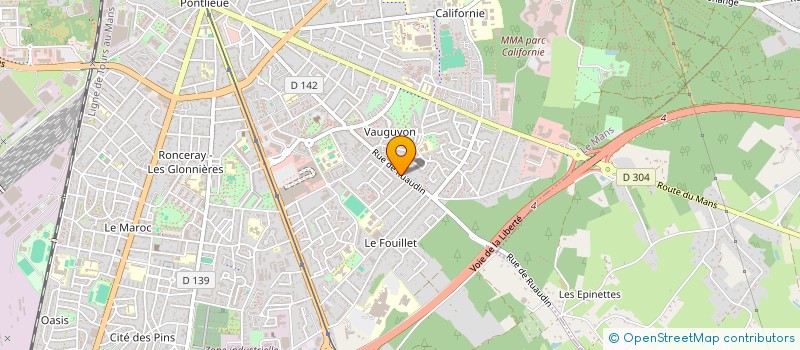 localisation de l'entreprise MONSIEUR CHRISTOPHE DELAFONTAINE  LE MANS