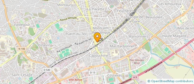 localisation de l'entreprise MONSIEUR CHRISTOPHE DELAISSE  NIMES