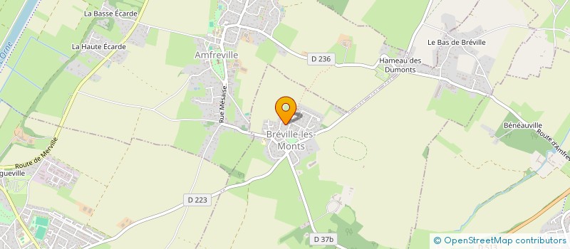 localisation de l'entreprise MONSIEUR CHRISTOPHE DELALANDRE  BREVILLE-LES-MONTS