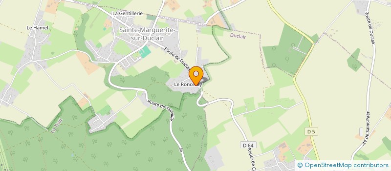 localisation de l'entreprise MONSIEUR CHRISTOPHE DELAMARE à SAINTE-MARGUERITE-SUR-DUCLAIR