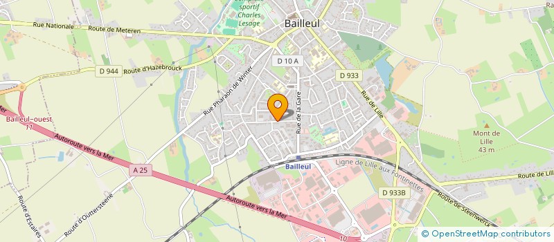 localisation de l'entreprise MONSIEUR CHRISTOPHE DELANGRE à BAILLEUL