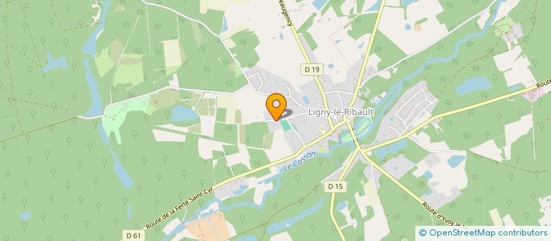 localisation de l'entreprise MONSIEUR CHRISTOPHE DELAROCHE à LIGNY-LE-RIBAULT