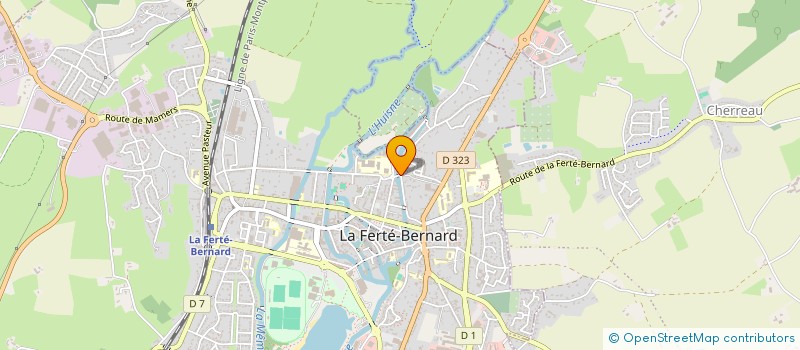 localisation de l'entreprise MONSIEUR CHRISTOPHE DELARUE  LA FERTE-BERNARD